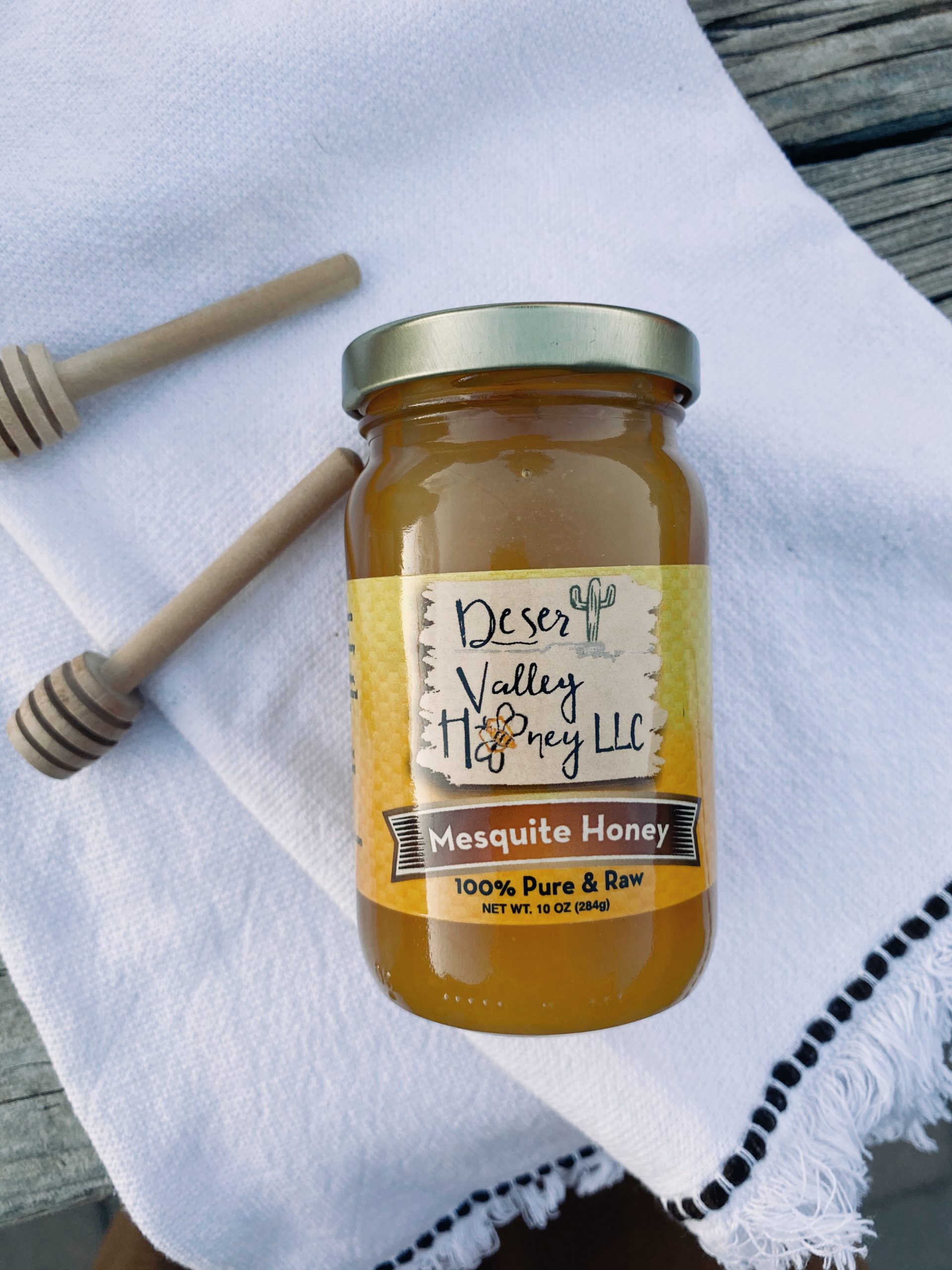 10 Oz – Mesquite Honey – Desert Valley Honey